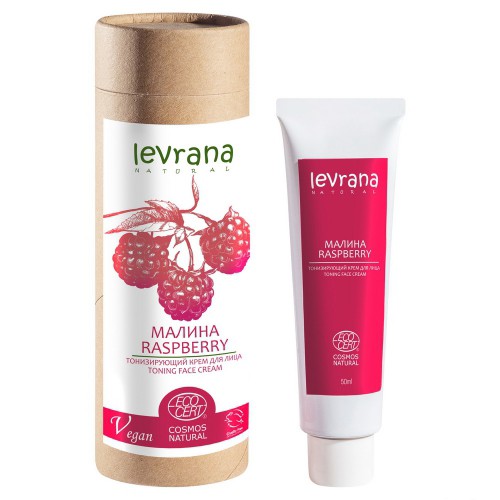 Крем для лица &amp;quot;Малина&amp;quot; для юной кожи от 20 лет, 50мл. (Levrana)