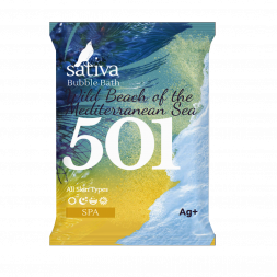 Sativa №501 Пена для ванны &quot;Дикий пляж Средиземного моря&quot;, 15 гр