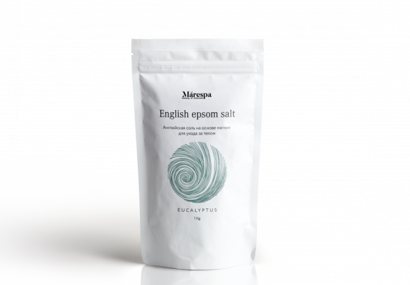Marespa Английская соль эпсом для ванн &amp;quot;Эвкалипт&amp;quot;, 1 кг