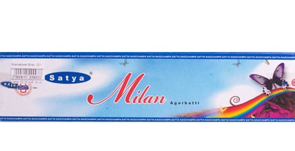 Satya Milan - индийские ароматические палочки (благовония), 20г