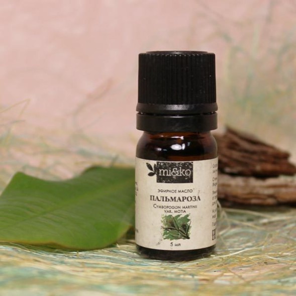 Пальмарозы масло эфирное, органик, 5мл (МиКо)