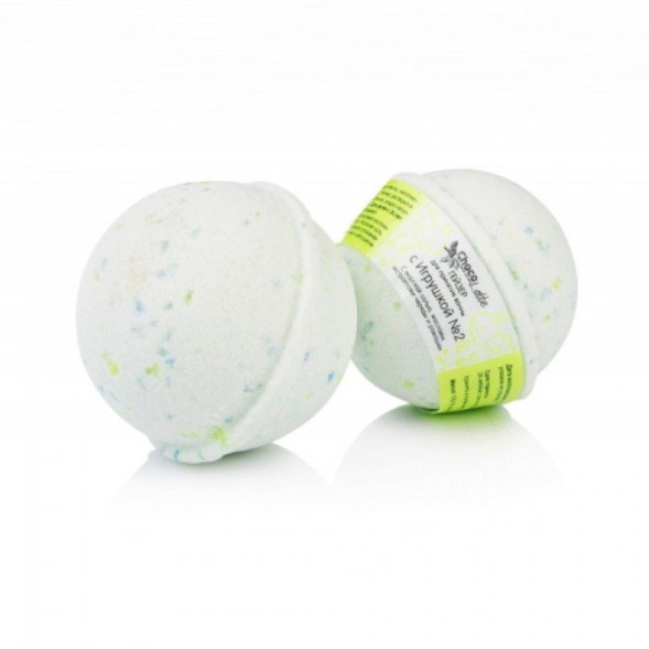 ChocoLatte Гейзер (бурлящий шар) для ванн С ИГРУШКОЙ №2 d 6, 150 гр