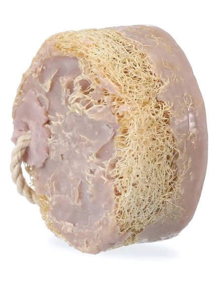 Натуральное мыло с люфой «ЛАВАНДА»