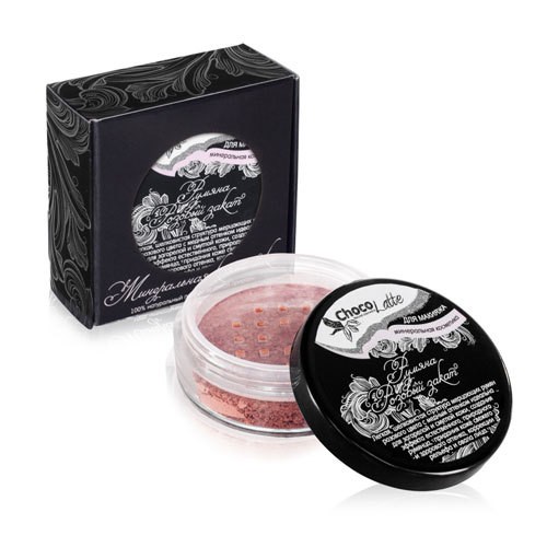 ChocoLatte Румяна РОЗОВЫЙ ЗАКАТ (розового цвета с медным оттенком), 3 гр