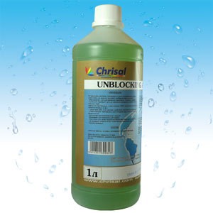 Концентрат для микробиологической очистки засоров Chrisal Unblocking agent, 1л (Chrisal)