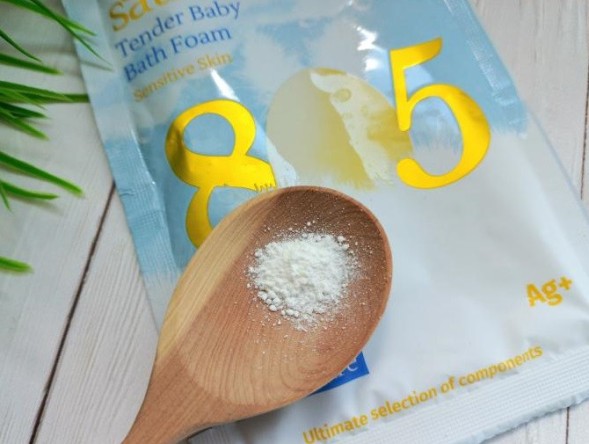 Sativa №805 Пена детская для ванны нежная, 15 гр