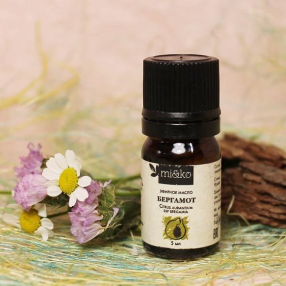 Бергамота эфирное масло, органик, 5 мл. (МиКо)