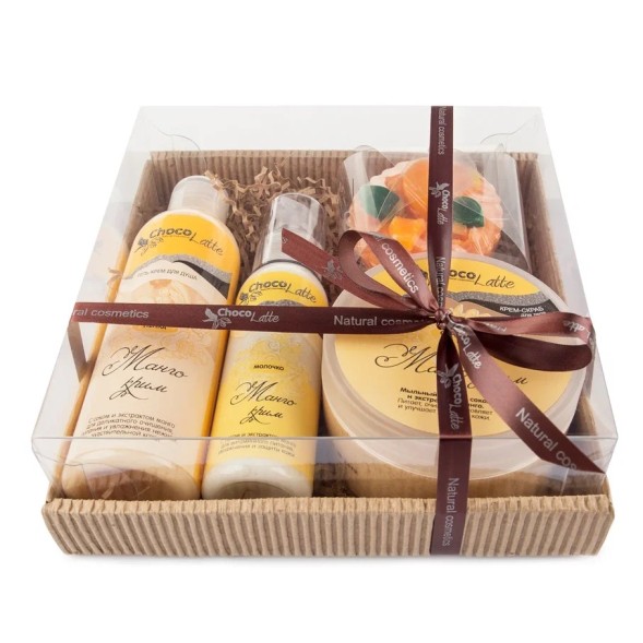 Подарочный набор №4 для тела/душа МАНГО-КРИМ (TM ChocoLatte)