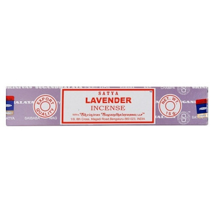 Satya Lavender (Лаванда) - индийские благовония, упаковка 15 гр.