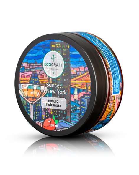 EcoCraft Маска для блеска и густоты волос Закат в Нью-Йорке, 150 мл