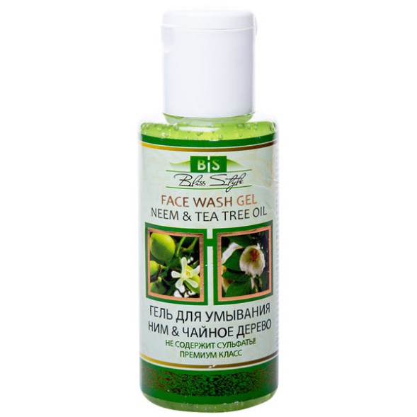 Гель для умывания Ним и Чайное дерево, 100 мл. (IndiBird)