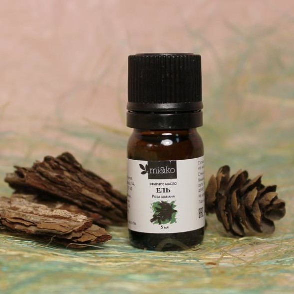 Ели эфирное масло, органик, 5 мл. (МиКо)