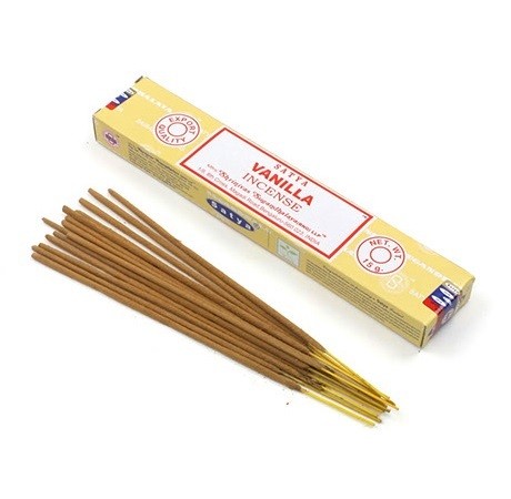 Satya Vanilla (Ваниль) - индийские благовония, упаковка 15 гр.