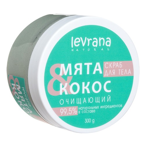Скраб для тела &amp;quot;Кокос и мята&amp;quot;, 300гр. (Levrana)