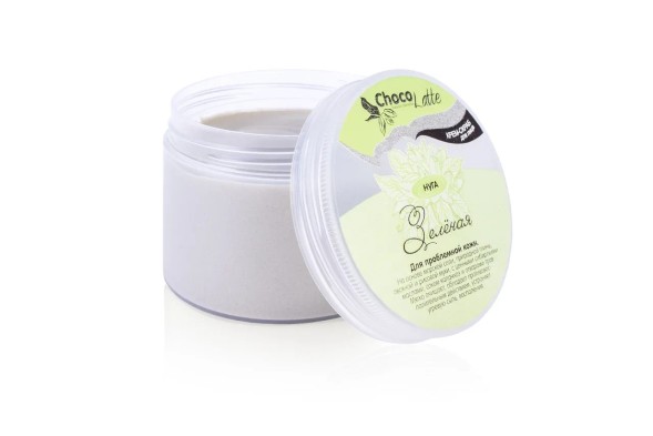 ChocoLatte Крем-скраб для умывания НУГА ЗЕЛЕНАЯ, 160 гр