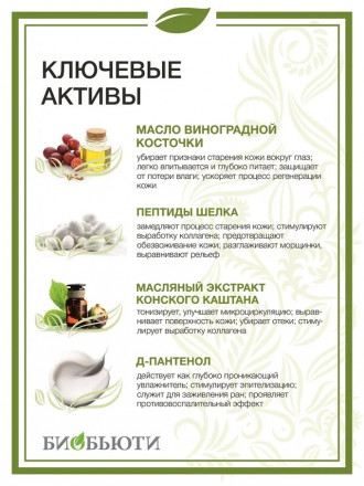 Гелевая маска для век MineraLife, 35мл