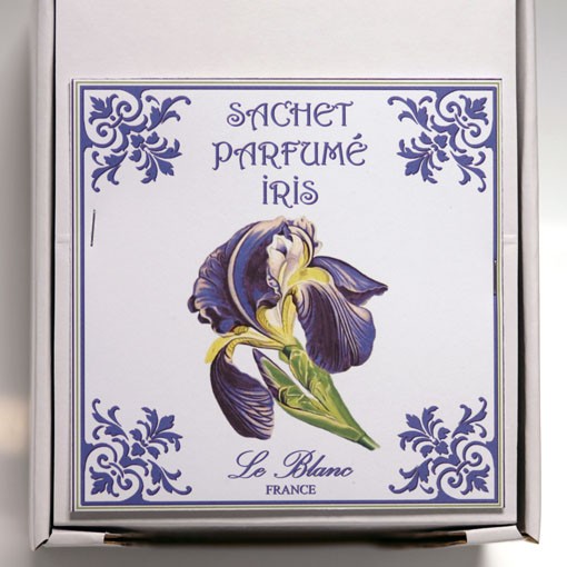Саше квадратное &amp;quot;Ирис&amp;quot; в бумажном пакетике (Le Blanc)