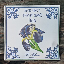 Саше квадратное &amp;quot;Ирис&amp;quot; в бумажном пакетике (Le Blanc)