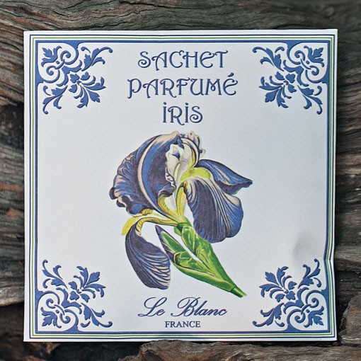 Саше квадратное &amp;quot;Ирис&amp;quot; в бумажном пакетике (Le Blanc)