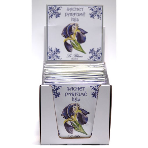 Саше квадратное &amp;quot;Ирис&amp;quot; в бумажном пакетике (Le Blanc)