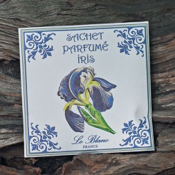 Саше квадратное &amp;quot;Ирис&amp;quot; в бумажном пакетике (Le Blanc)