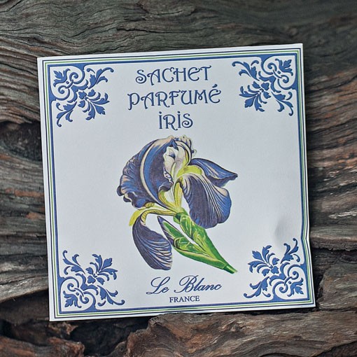 Саше квадратное &amp;quot;Ирис&amp;quot; в бумажном пакетике (Le Blanc)