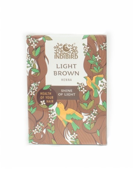 Краска для волос &amp;quot;Хна светло-коричневая&amp;quot;, 100гр. (IndiBird)