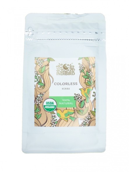 Хна натуральная бесцветная (Henna Colorless), 200гр. (Indibird)