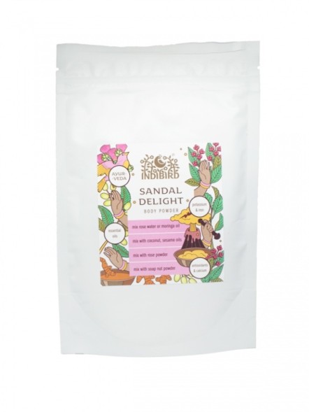 Порошок для мытья тела &amp;quot;Сандаловое наслаждение&amp;quot;, 50гр. (IndiBird)