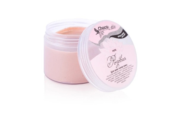 ChocoLatte Крем-скраб для умывания НУГА РОЗОВАЯ, 160 гр