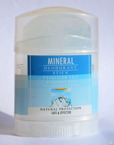 Дезодорант калиевый DeoNat, вывинчивающийся стик (twist-up), 70г. (DeoNat)