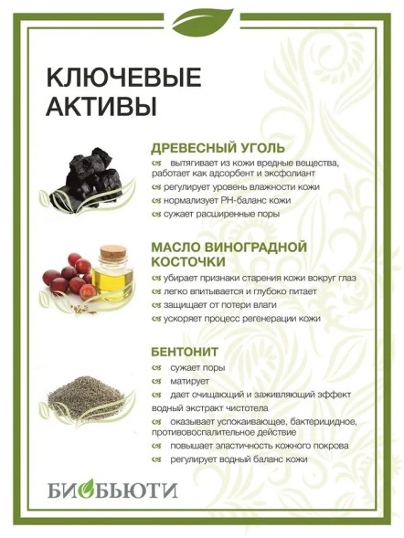 Гелевая маска от черных точек MineraLife, 50 мл