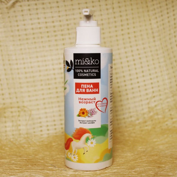 Пена для ванн детская Нежный Возраст, 250 мл. (МиКо)