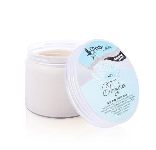 ChocoLatte Крем-скраб для умывания НУГА ГОЛУБАЯ, 160 гр