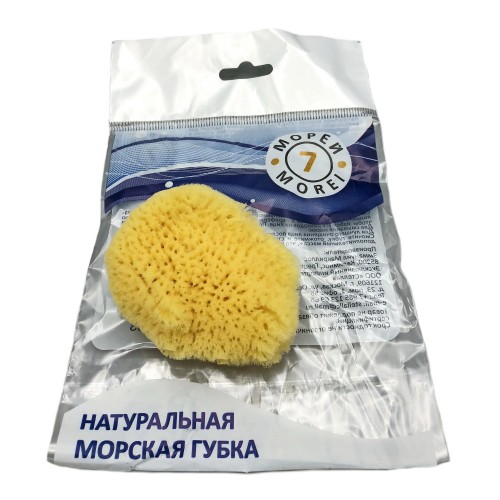 Губка натуральная морская HONEYCOMB FIRST QUALITY (3,0 - 3,5 дюйм) для лица (Мыльные орехи)