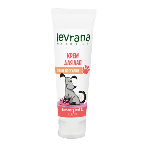 Крем для лап после прогулки &amp;quot;Love Pets&amp;quot;, 100мл. (Levrana)