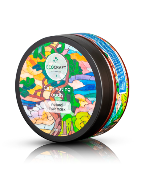 EcoCraft Маска для роста и против выпадения волос Пленительный уд, 150 мл