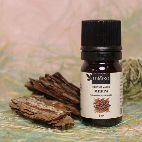 Мирры эфирное масло, органик, 5 мл. (МиКо)