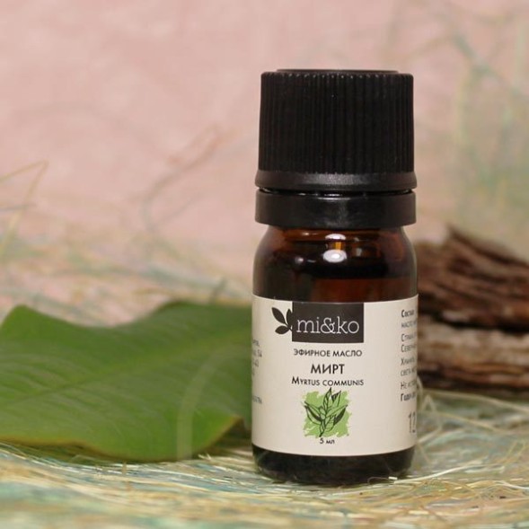 Мирта эфирное масло, органик, 5 мл. (МиКо)