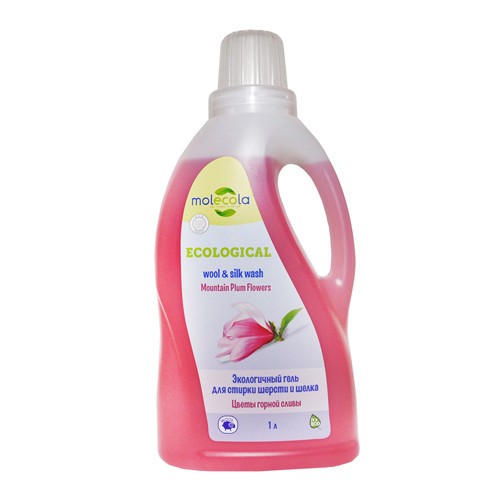 MOLECOLA Гель для стирки шерсти и шелка &amp;quot;Цветы горной сливы&amp;quot;, 1 л