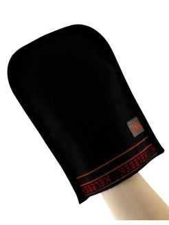 Рукавица &amp;quot;Кесе&amp;quot; жесткая для пилинга /шелк/черная/ для тела, ног, спины, муж. (Мыльные орехи)