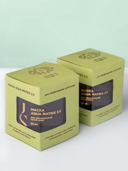 JURASSIC SPA Маска AQUA MATRIX 2.0 для обезвоженной сухой кожи, 65 мл