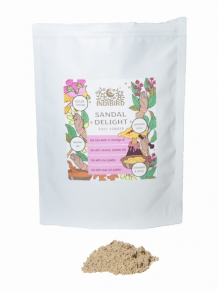 Порошок для мытья тела &amp;quot;Сандаловое наслаждение&amp;quot;, 100гр. (IndiBird)