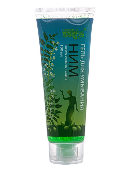 Гель для умывания Ним глубокое очищение и защита, 100мл. (Aasha Herbals)