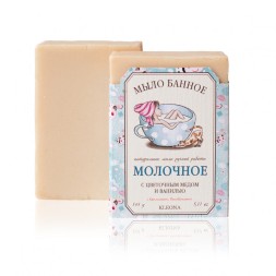 Kleona Мыло банное Молочное, 145 гр