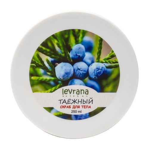Скраб для тела &amp;quot;Таежный&amp;quot; с кедровой скорлупой, 250мл. (Levrana)