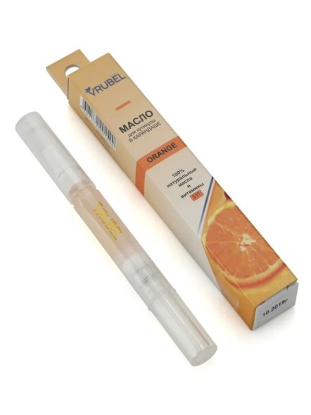 Масло для кутикулы в карандаше АПЕЛЬСИН VRUBELSTYLE, 2мл