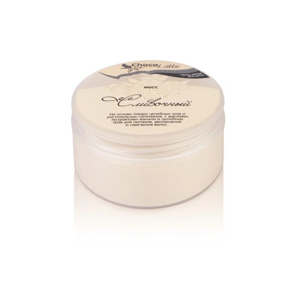 ChocoLatte Гель-крем для мытья волос МУСС СЛИВОЧНЫЙ, 280 мл