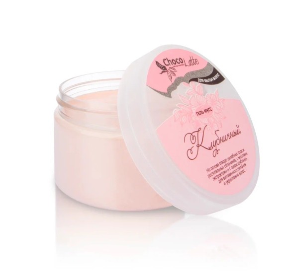 ChocoLatte Гель-крем для мытья волос МУСС КЛУБНИЧНЫЙ, 280 мл