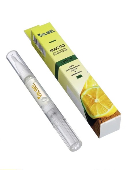 Масло для кутикулы в карандаше ЛИМОН VRUBELSTYLE, 2мл